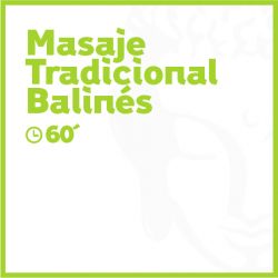 Masaje Tradicional Balinés - 60 minutos