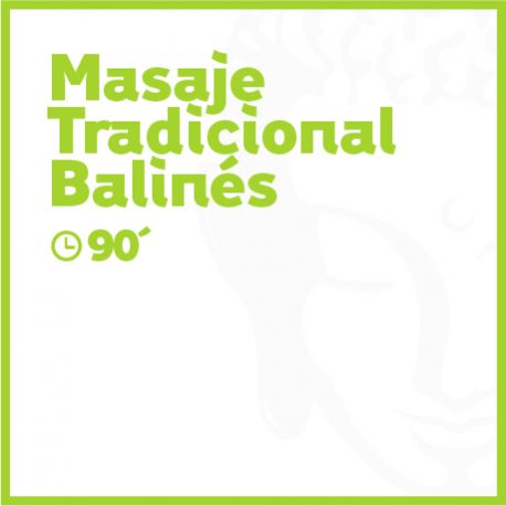 Masaje Tradicional Balinés - 90 minutos