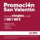 PROMOCIÓN ESPECIAL SAN VALENTIN Masaje para una persona a elegir: Sedante Sueco - Balinés - Tailandés - 60 min