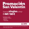 PROMOCIÓN ESPECIAL SAN VALENTIN Masaje para una persona a elegir: Sedante Sueco - Balinés - Tailandés - 60 min